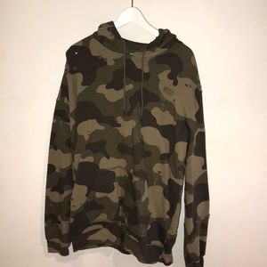 Pacsun Camo Hoodie Sweatshirt Large
